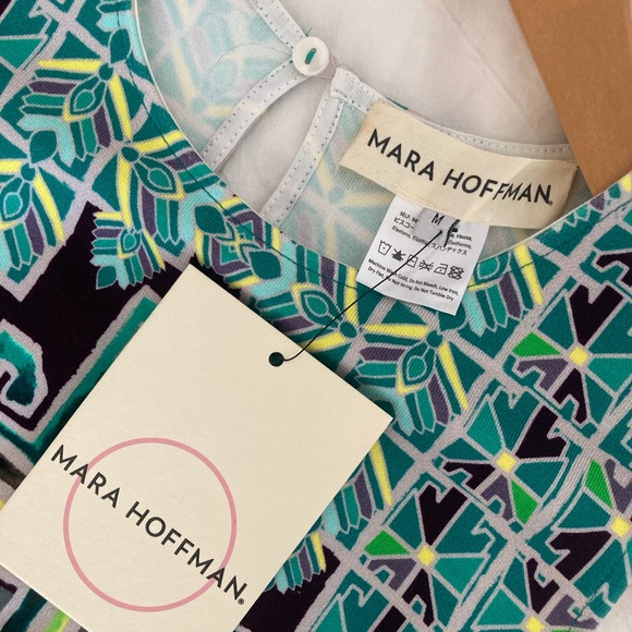 Mara Hoffman Multicolor Geometric Pattern Dress - Picture 11 of 13